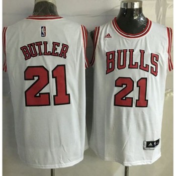 Revolution 30 Bulls #21 Jimmy Butler White Stitched NBA Jersey Revolution 30 Bulls #21 Jimmy Butler White Stitched NBA Jersey