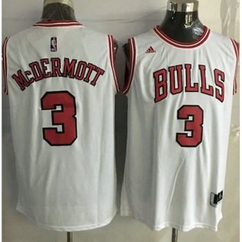 Revolution 30 Bulls #3 Doug McDermott White Stitched NBA Jersey Revolution 30 Bulls #3 Doug McDermott White Stitched NBA Jersey