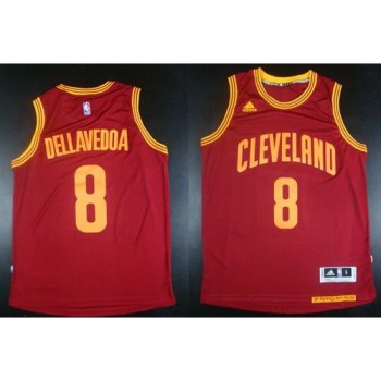Revolution 30 Cavaliers #8 Matthew Dellavedova Red Stitched NBA Jersey