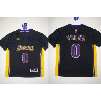 Revolution 30 Lakers #0 Nick Young Black(Purple NO.) Stitched NBA Jersey Revolution 30 Lakers #0 Nick Young Black(Purple NO.) Stitched NBA Jersey