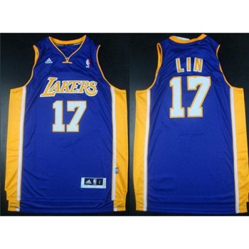 Revolution 30 Lakers #17 Jeremy Lin Purple Road Stitched NBA Jersey Revolution 30 Lakers #17 Jeremy Lin Purple Road Stitched NBA Jersey