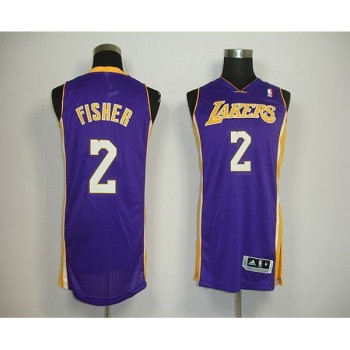 Revolution 30 Lakers #2 Derek Fisher Purple Stitched NBA Jersey Revolution 30 Lakers #2 Derek Fisher Purple Stitched NBA Jersey