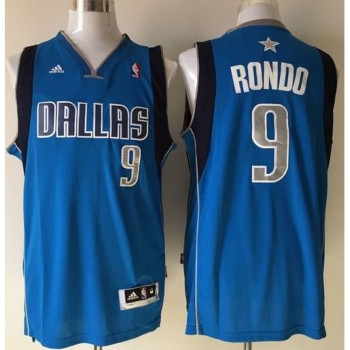 Revolution 30 Mavericks #9 Rajon Rondo Sky Blue Stitched NBA Jersey Revolution 30 Mavericks #9 Rajon Rondo Sky Blue Stitched NBA Jersey