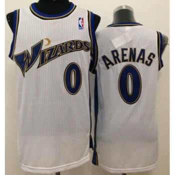Revolution 30 Wizards #0 Gilbert Arenas With NBA Patch White Stitched NBA Jersey Revolution 30 Wizards #0 Gilbert Arenas With NBA Patch White Stitched NBA Jersey