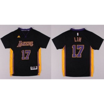 Revolution Lakers #17 Jeremy Lin Black(Purple NO.) Stitched NBA Jersey Revolution Lakers #17 Jeremy Lin Black(Purple NO.) Stitched NBA Jersey