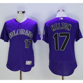 Rockies #17 Todd Helton Purple Flexbase Authentic Collection Stitched MLB Jersey Rockies #17 Todd Helton Purple Flexbase Authentic Collection Stitched MLB Jersey