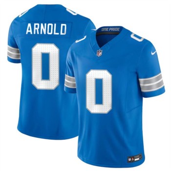 Men's Detroit Lions #0 Terrion Arnold New Blue 2024 Draft F.U.S.E. Vapor Limited Stitched Jersey Men's Detroit Lions #0 Terrion Arnold New Blue 2024 Draft F.U.S.E. Vapor Limited Stitched Jersey