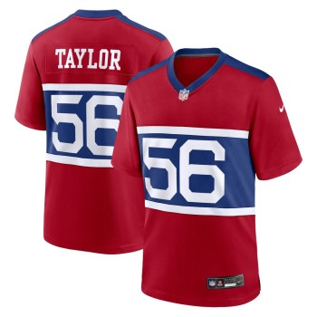 Men's New York Giants Lawrence Taylor Century Red Alternate Retired Player Game Jersey Men's New York Giants Lawrence Taylor Century Red Alternate Retired Player Game Jersey