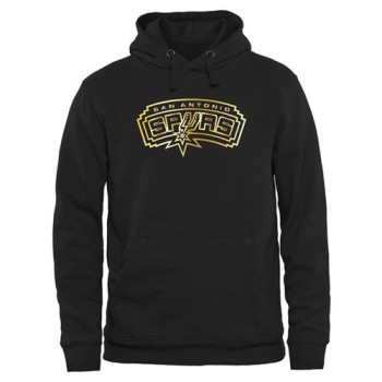 San Antonio Spurs Gold Collection Pullover Hoodie Black San Antonio Spurs Gold Collection Pullover Hoodie Black