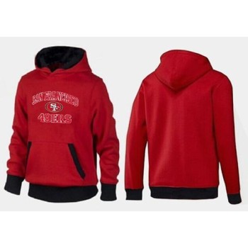 San Francisco 49ers Heart & Soul Pullover Hoodie Red & Black San Francisco 49ers Heart & Soul Pullover Hoodie Red & Black