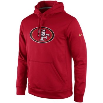 San Francisco 49ers Practice Performance Pullover Hoodie Scarlet