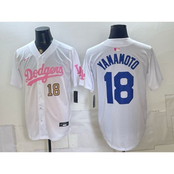 Youth Los Angeles Dodgers #18 Yoshinobu Yamamoto White Cool Base Stitched Baseball Jersey Youth Los Angeles Dodgers #18 Yoshinobu Yamamoto White Cool Base Stitched Baseball Jersey