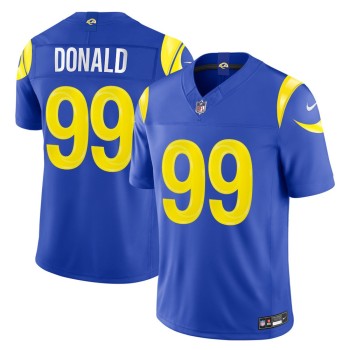 Men's Los Angeles Rams #99 Aaron Donald Royal Vapor F.U.S.E. Sewn Down Limited Jersey Men's Los Angeles Rams #99 Aaron Donald Royal Vapor F.U.S.E. Sewn Down Limited Jersey