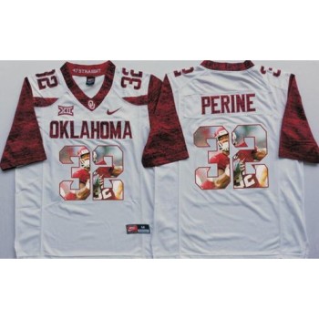 Sooners #32 Samaje Perine White Player Fashion Stitched NCAA Jersey Sooners #32 Samaje Perine White Player Fashion Stitched NCAA Jersey