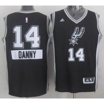 Spurs #14 Danny Green Black 2014-15 Christmas Day Stitched NBA Jersey
