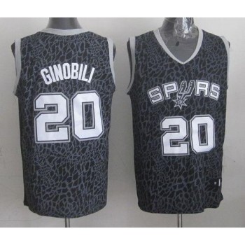 Spurs #20 Manu Ginobili Black Crazy Light Stitched NBA Jersey Spurs #20 Manu Ginobili Black Crazy Light Stitched NBA Jersey