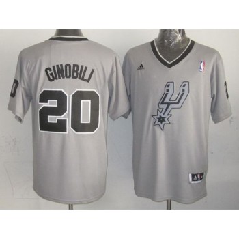 Spurs #20 Manu Ginobili Grey 2013 Christmas Day Swingman Stitched NBA Jersey Spurs #20 Manu Ginobili Grey 2013 Christmas Day Swingman Stitched NBA Jersey