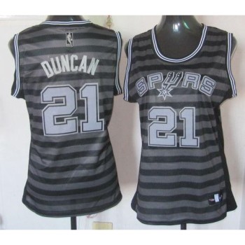 Spurs #21 Tim Duncan Black/Grey Women's Groove Stitched NBA Jersey Spurs #21 Tim Duncan Black/Grey Women's Groove Stitched NBA Jersey