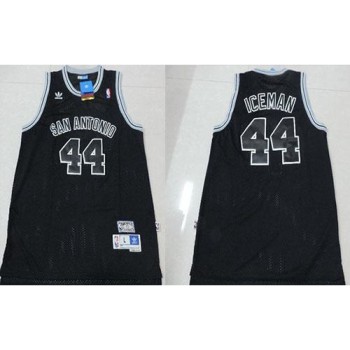 Spurs #44 George Gervin Black 