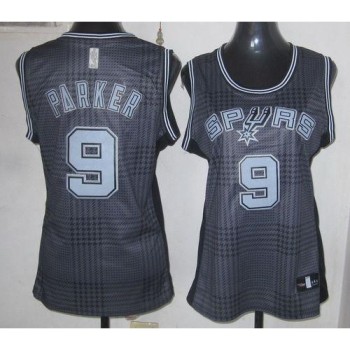 Spurs #9 Tony Parker Black Women's Rhythm Fashion Stitched NBA Jersey Spurs #9 Tony Parker Black Women's Rhythm Fashion Stitched NBA Jersey