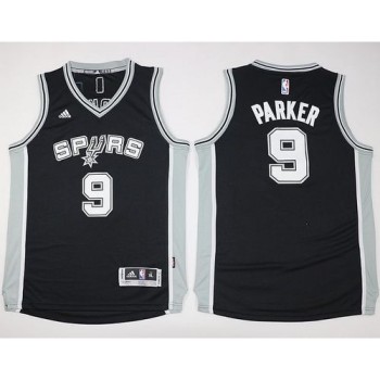 Spurs #9 Tony Parker Black Youth Stitched NBA Jersey Spurs #9 Tony Parker Black Youth Stitched NBA Jersey