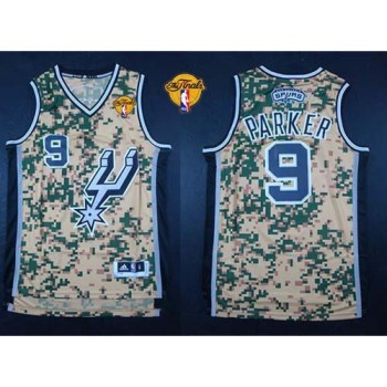 Spurs #9 Tony Parker Camo Finals Patch Stitched NBA Jersey Spurs #9 Tony Parker Camo Finals Patch Stitched NBA Jersey