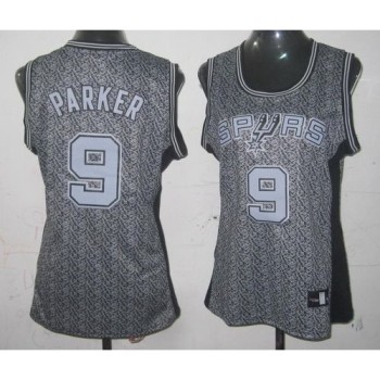 Spurs #9 Tony Parker Grey Women's Static Fashion Stitched NBA Jersey Spurs #9 Tony Parker Grey Women's Static Fashion Stitched NBA Jersey