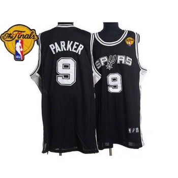 Spurs #9 Tony Parker Stitched Black Finals Patch NBA Jersey Spurs #9 Tony Parker Stitched Black Finals Patch NBA Jersey