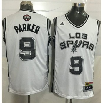 Spurs #9 Tony Parker White Latin Nights Stitched NBA Jersey Spurs #9 Tony Parker White Latin Nights Stitched NBA Jersey