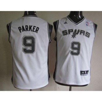 Spurs #9 Tony Parker White Youth Stitched NBA Jersey Spurs #9 Tony Parker White Youth Stitched NBA Jersey