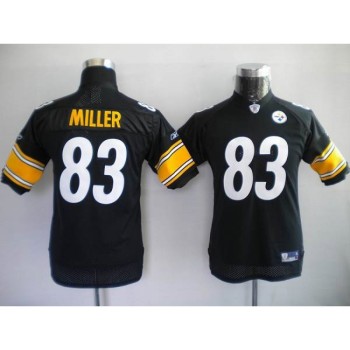 Steelers #83 Heath Miller Black Stitched Youth NFL Jersey Steelers #83 Heath Miller Black Stitched Youth NFL Jersey