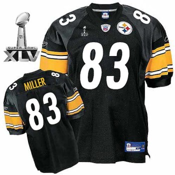 Steelers #83 Heath Miller Black Super Bowl XLV Stitched Youth NFL Jersey Steelers #83 Heath Miller Black Super Bowl XLV Stitched Youth NFL Jersey