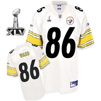 Steelers #86 Hines Ward White Super Bowl XLV Stitched Youth NFL Jersey Steelers #86 Hines Ward White Super Bowl XLV Stitched Youth NFL Jersey