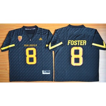 Sun Devils #8 D. J. Foster New Black Stitched NCAA Jersey Sun Devils #8 D. J. Foster New Black Stitched NCAA Jersey