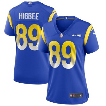 Women's Los Angeles Rams Tyler Higbee Royal Game Player Jersey Women's Los Angeles Rams Tyler Higbee Royal Game Player Jersey