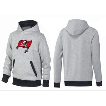 Tampa Bay Buccaneers Logo Pullover Hoodie Grey & Black Tampa Bay Buccaneers Logo Pullover Hoodie Grey & Black