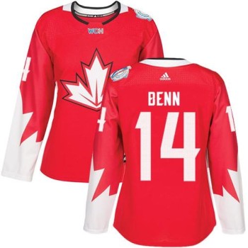 Team Canada #14 Jamie Benn Red 2016 World Cup Women's Stitched NHL Jersey Team Canada #14 Jamie Benn Red 2016 World Cup Women's Stitched NHL Jersey