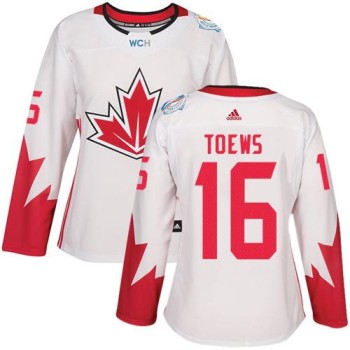 Team Canada #16 Jonathan Toews White 2016 World Cup Women's Stitched NHL Jersey Team Canada #16 Jonathan Toews White 2016 World Cup Women's Stitched NHL Jersey