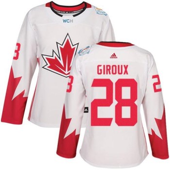 Team Canada #28 Claude Giroux White 2016 World Cup Women's Stitched NHL Jersey Team Canada #28 Claude Giroux White 2016 World Cup Women's Stitched NHL Jersey