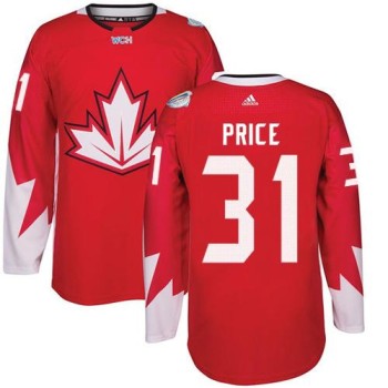 Team Canada #31 Carey Price Red 2016 World Cup Stitched Youth NHL Jersey Team Canada #31 Carey Price Red 2016 World Cup Stitched Youth NHL Jersey