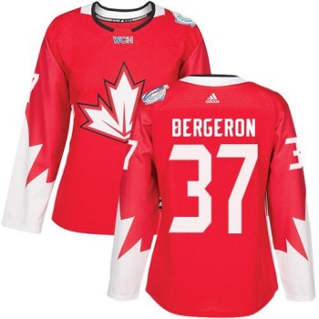 Team Canada #37 Patrice Bergeron Red 2016 World Cup Women's Stitched NHL Jersey Team Canada #37 Patrice Bergeron Red 2016 World Cup Women's Stitched NHL Jersey