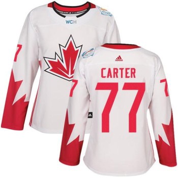 Team Canada #77 Jeff Carter White 2016 World Cup Women's Stitched NHL Jersey Team Canada #77 Jeff Carter White 2016 World Cup Women's Stitched NHL Jersey
