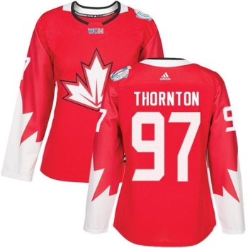 Team Canada #97 Joe Thornton Red 2016 World Cup Women's Stitched NHL Jersey Team Canada #97 Joe Thornton Red 2016 World Cup Women's Stitched NHL Jersey