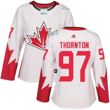 Team Canada #97 Joe Thornton White 2016 World Cup Women's Stitched NHL Jersey Team Canada #97 Joe Thornton White 2016 World Cup Women's Stitched NHL Jersey
