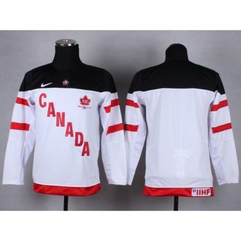Team Canada Blank White 100th Anniversary Stitched Youth NHL Jersey Team Canada Blank White 100th Anniversary Stitched Youth NHL Jersey