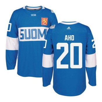Team Finland #20 Sebastian Aho Blue 2016 World Cup Stitched NHL Jersey Team Finland #20 Sebastian Aho Blue 2016 World Cup Stitched NHL Jersey