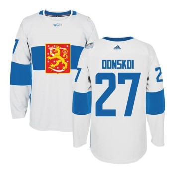 Team Finland #27 Joonas Donskoi White 2016 World Cup Stitched NHL Jersey Team Finland #27 Joonas Donskoi White 2016 World Cup Stitched NHL Jersey