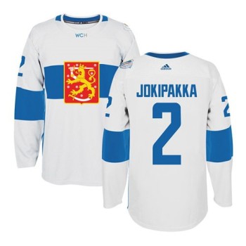 Team Finland #2 Jyrki Jokipakka White 2016 World Cup Stitched NHL Jersey Team Finland #2 Jyrki Jokipakka White 2016 World Cup Stitched NHL Jersey