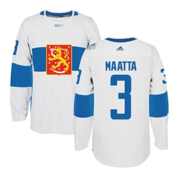 Team Finland #3 Olli Maatta White 2016 World Cup Stitched NHL Jersey Team Finland #3 Olli Maatta White 2016 World Cup Stitched NHL Jersey