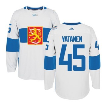 Team Finland #45 Sami Vatanen White 2016 World Cup Stitched NHL Jersey Team Finland #45 Sami Vatanen White 2016 World Cup Stitched NHL Jersey